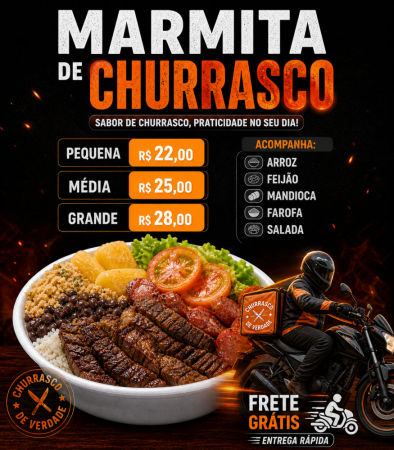 🔥 Marmita de Churrasco – Sabor de Verdade na Sua Mesa!